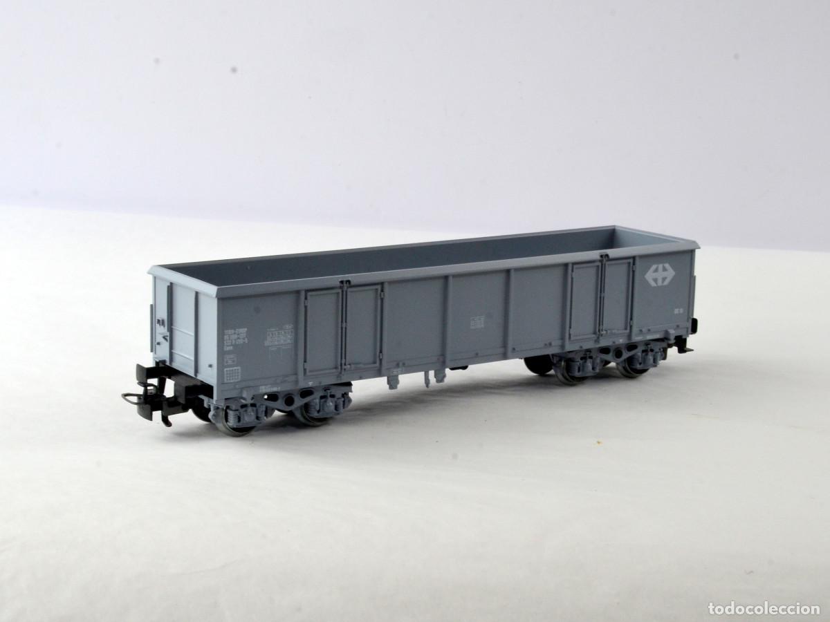 Trenes escala: M&auml;rklin Escala H0 4689 Vag&oacute;n de Mercanc&iacute;a Borde Alta Eaos SBB Impecable con Caja
