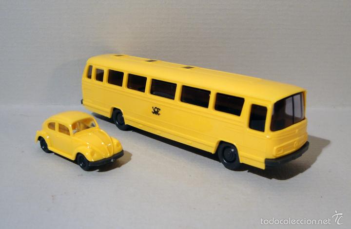 Trenes escala: Autocar y coche de Correos. De Wiking - Foto 1