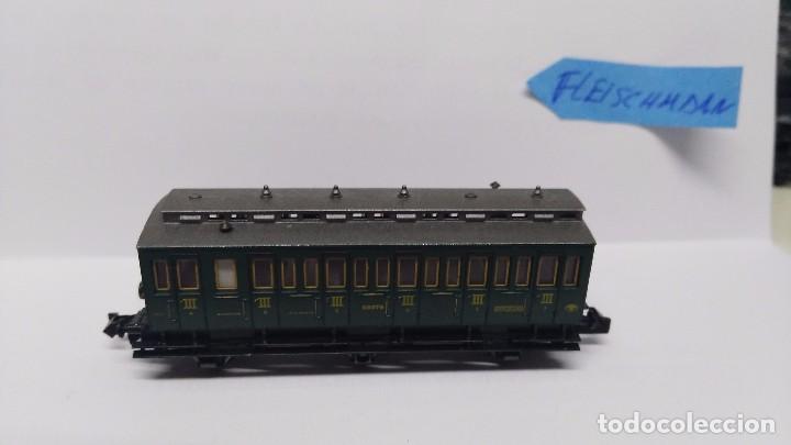 Trenes escala: antiguo vagon escala n fleischmann 3 clase - Foto 1