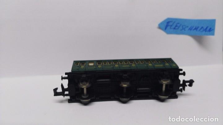 Trenes escala: antiguo vagon escala n fleischmann 3 clase - Foto 2