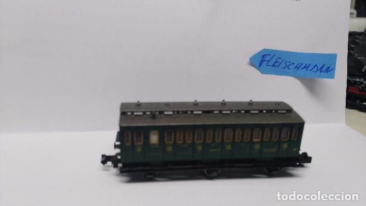 Trenes escala: antiguo vagon escala n fleischmann 3 clase - Foto 5