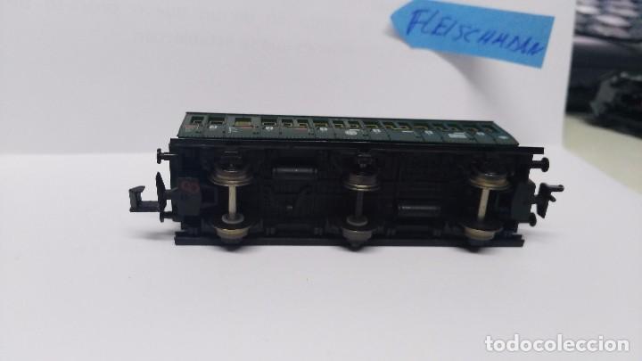 Trenes escala: antiguo vagon escala n fleischmann  3 clase - Foto 3