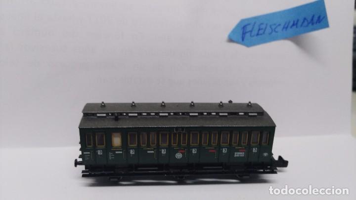 Trenes escala: antiguo vagon escala n fleischmann - Foto 1