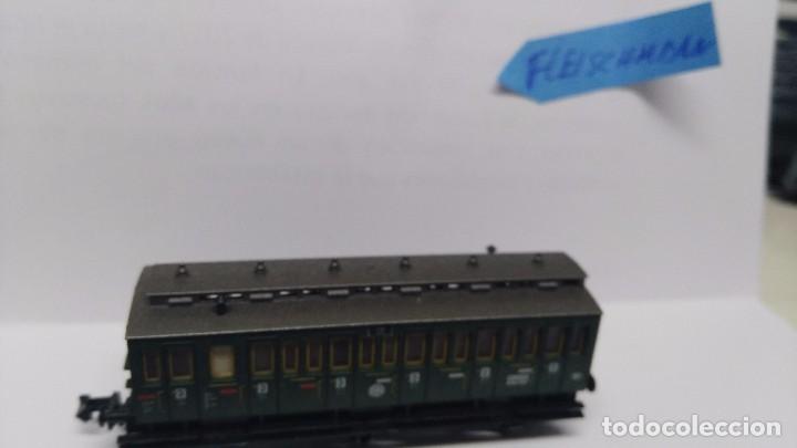 Trenes escala: antiguo vagon escala n fleischmann - Foto 3