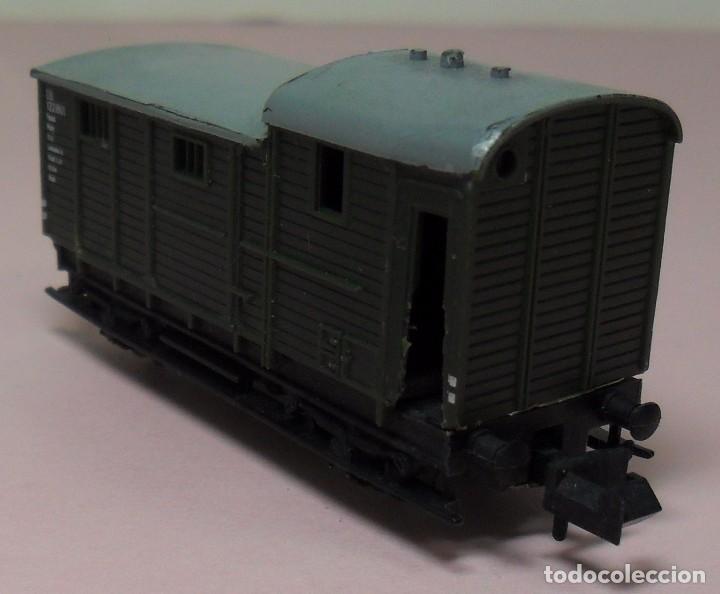 Trenes escala: TRIX N - Vag&oacute;n de mercanc&iacute;as - DB - Foto 3
