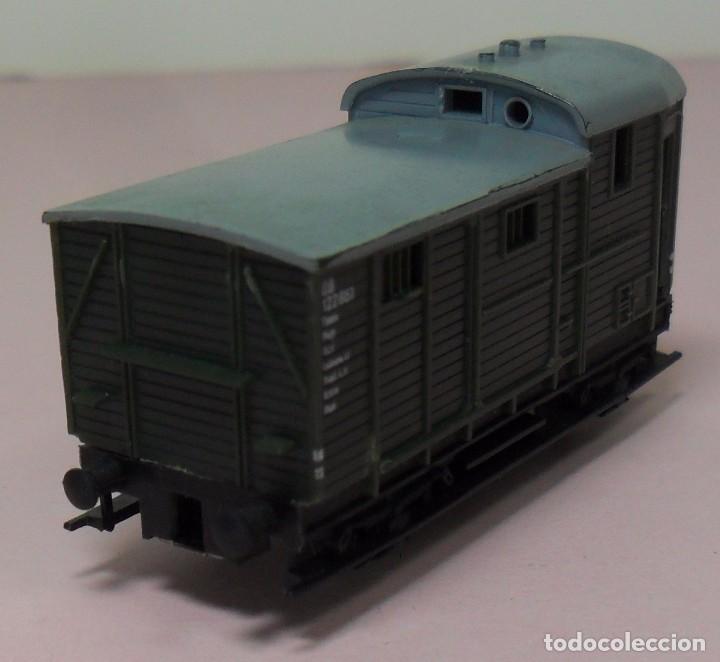 Trenes escala: TRIX N - Vag&oacute;n de mercanc&iacute;as - DB - Foto 5