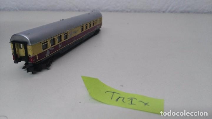 Trenes escala: antiguo vagon escala n marca trix - Foto 4