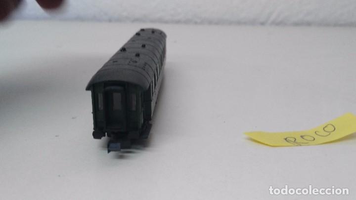 Trenes escala: antiguo vagon escala n marca roco con luz - Foto 4