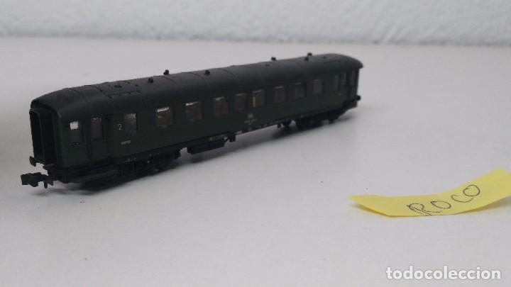Trenes escala: antiguo vagon escala n marca roco con luz - Foto 5