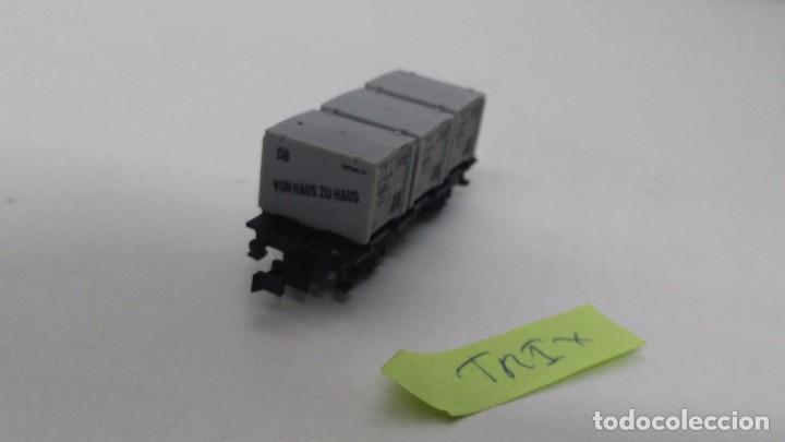 Trenes escala: antiguo vagon escala n marca trix - Foto 4