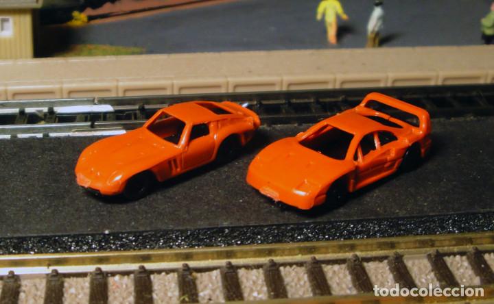 Trenes escala: Par de coches deportivos - Foto 1