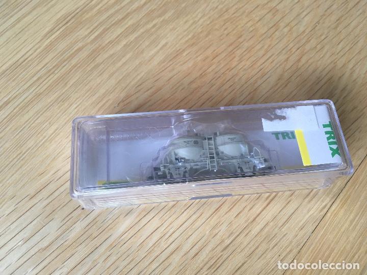 Trenes escala: Vagon silo de Minitrix. NUEVO. - Foto 1