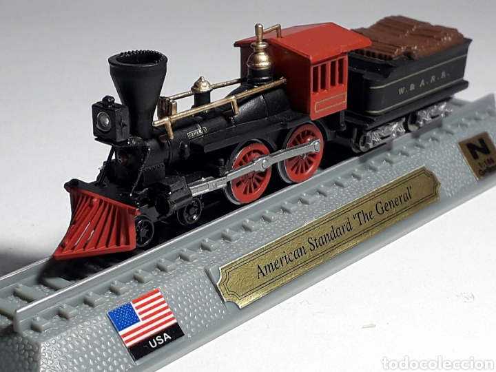 General American Standard THE GENERAL USA 1:160 Ferrocarril Locomotora DelPrado 013 