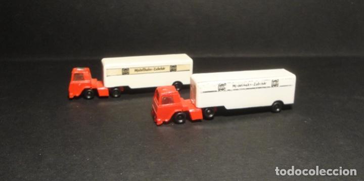 Trenes escala: Par de camiones trailer de Bachmann - Foto 4