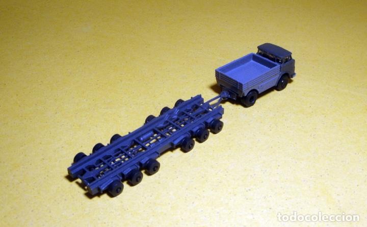 Trenes escala: Veh&iacute;culo con remolque para material ferroviario - Foto 2