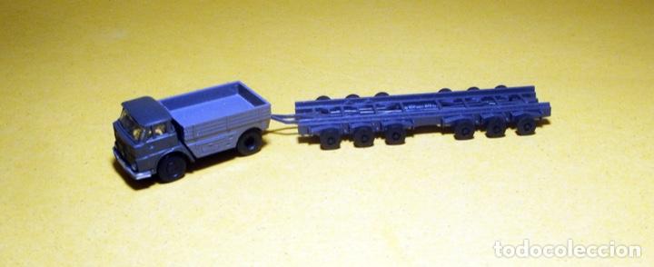 Trenes escala: Veh&iacute;culo con remolque para material ferroviario - Foto 3