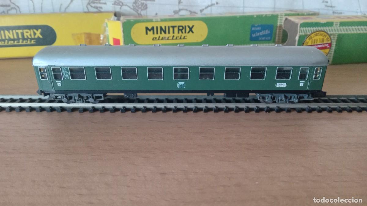 Trenes escala: Minitrix coches pasajeros DB - Foto 3