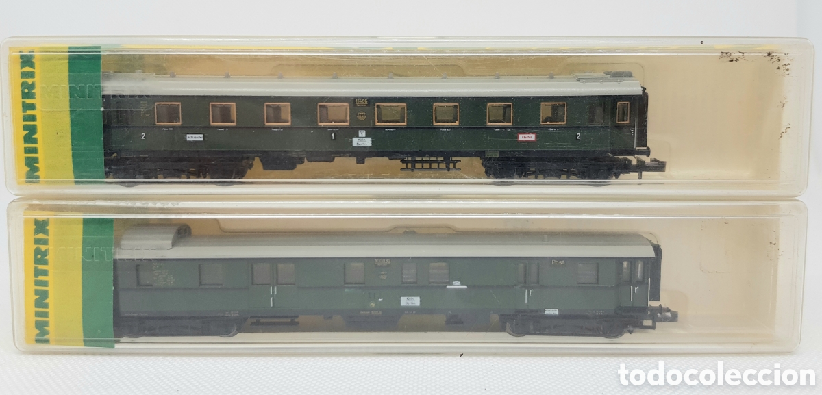 Trenes escala: Coches pasajeros Minitrix - Foto 1