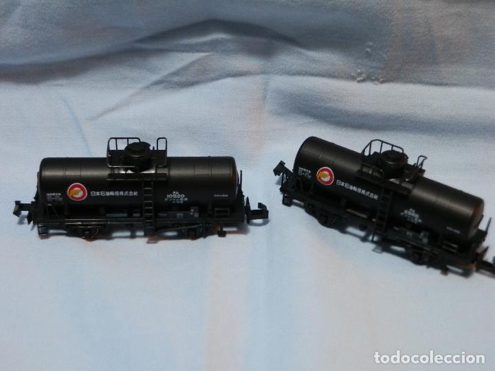 Trenes escala: KATO N VAGON CISTERNA SET DE DOS - Foto 3