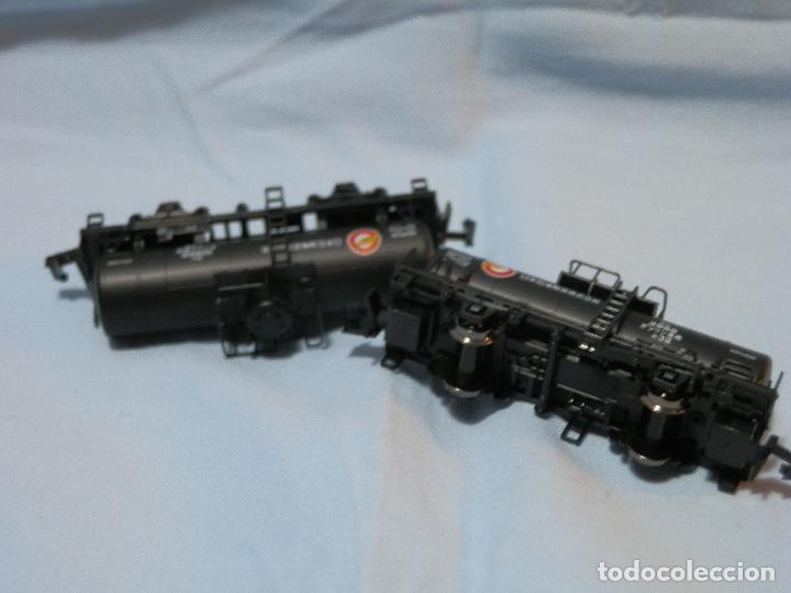 Trenes escala: KATO N VAGON CISTERNA SET DE DOS - Foto 4