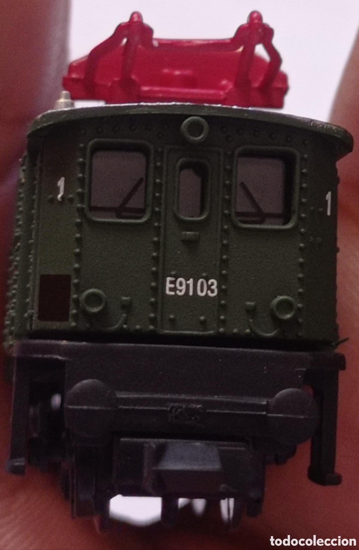 Trenes escala: Locomotora est&aacute;tica E 91 BD CC - Foto 5