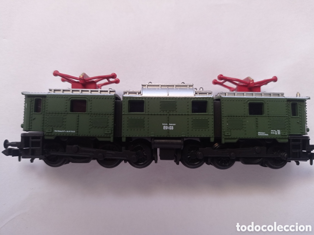 Trenes escala: Locomotora est&aacute;tica E 91 BD CC - Foto 6