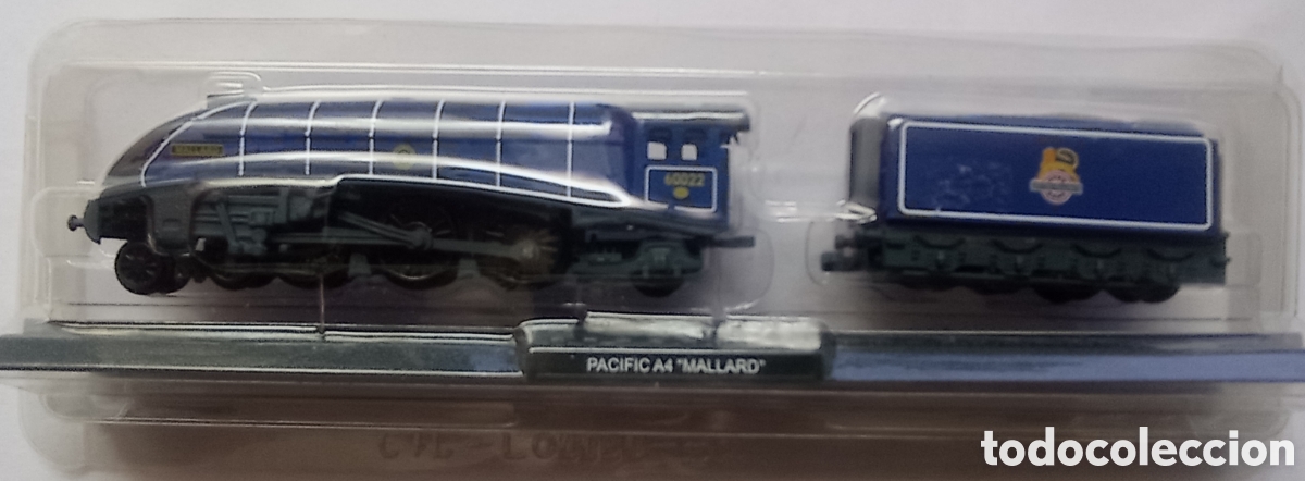 Trenes escala: Locomotora est&aacute;tica PACIFIC A4 MALLARD - Foto 1