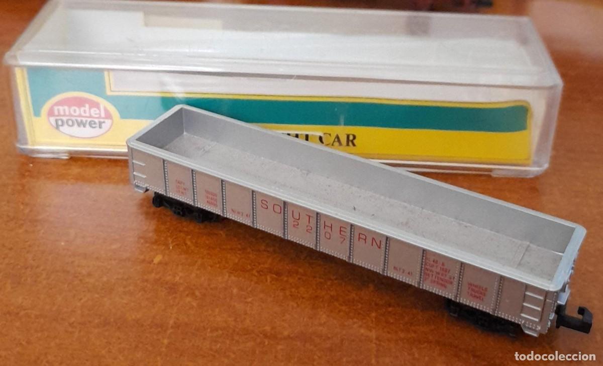 Trenes escala: VAG&Oacute;N DE CARGA MODEL POWER ESCALA N - Foto 1