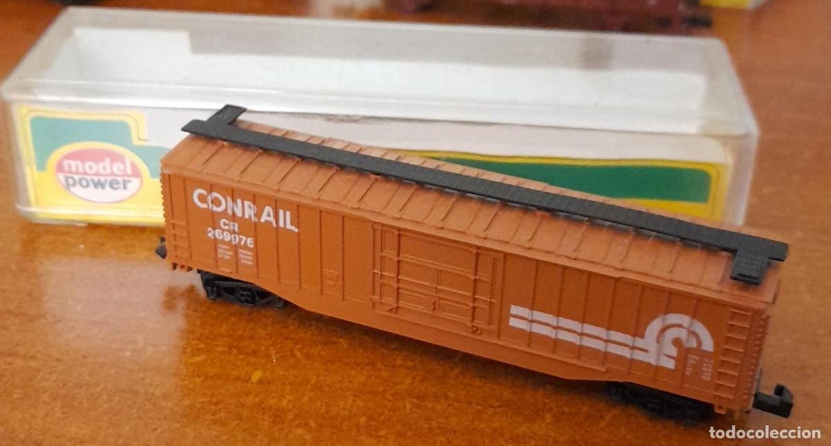 Trenes escala: VAG&Oacute;N DE CARGA MODEL POWER ESCALA N - Foto 1