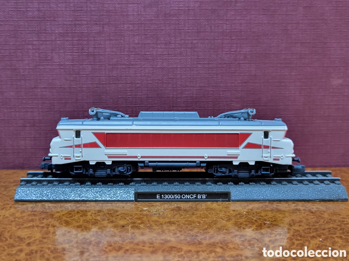 Trenes escala: LOCOMOTORA ESTATICA. ESCALA N. E 1300/50 ONCF BB. - Foto 1