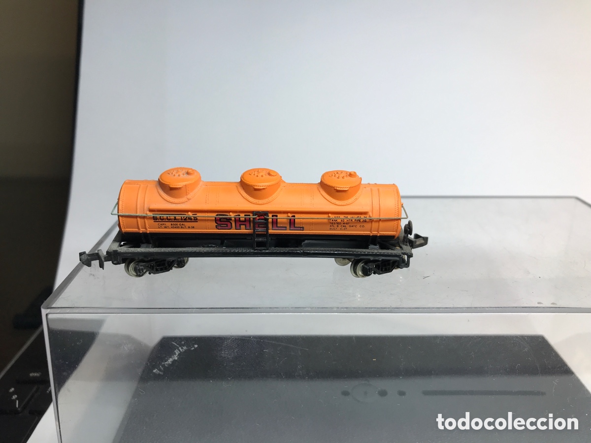 Trenes escala: VAG&Oacute;N MERCANC&Iacute;AS CISTERNA BACHMANN CHINA SHELL - Foto 2