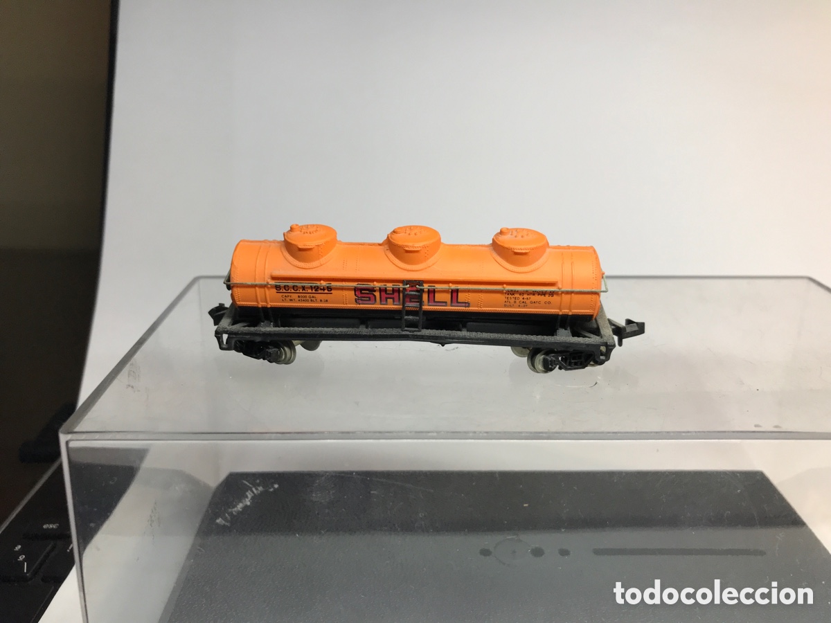 Trenes escala: VAG&Oacute;N MERCANC&Iacute;AS CISTERNA BACHMANN CHINA SHELL - Foto 1