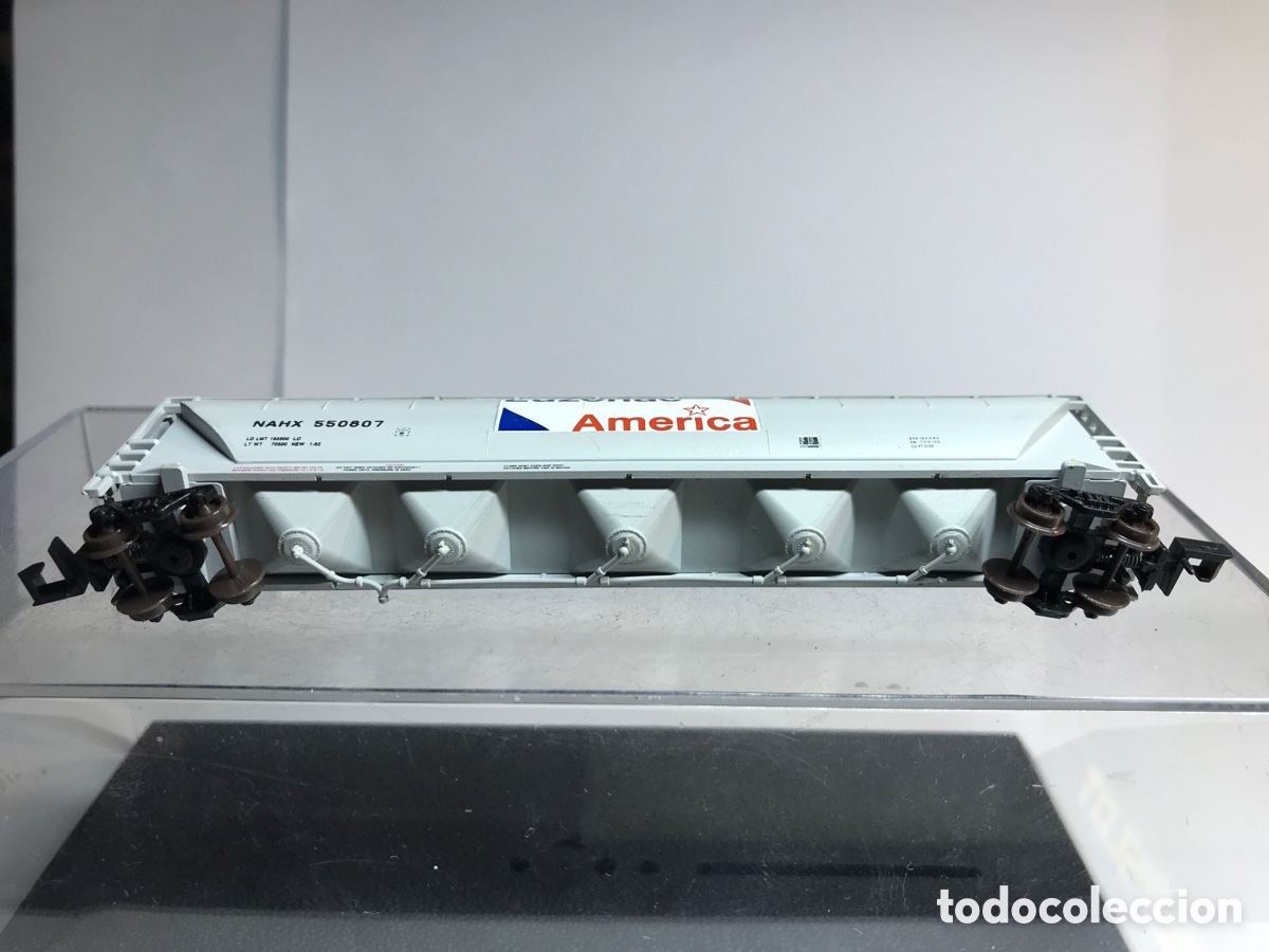 Trenes escala: VAG&Oacute;N CISTERNA LUZENAC AMERICA - Foto 3