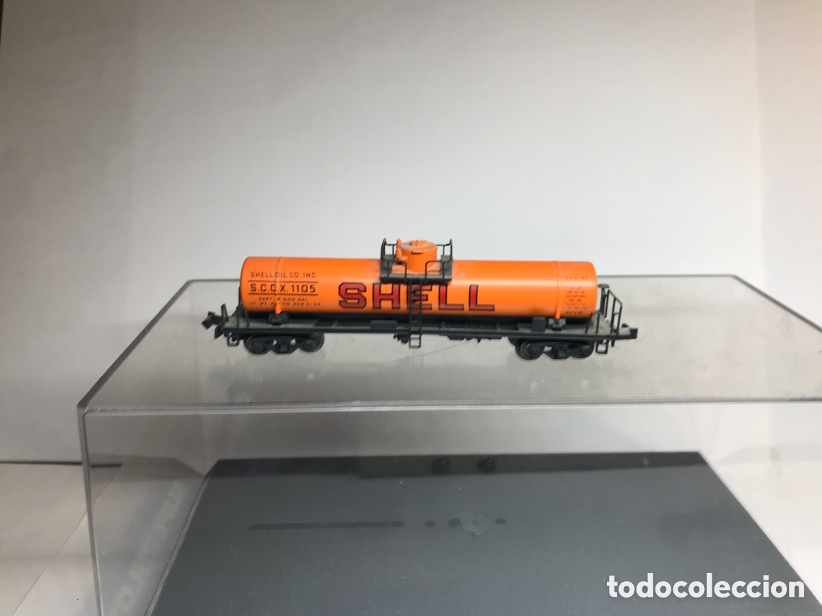 Trenes escala: VAG&Oacute;N CISTERNA SHELL MADE IN JAPAN - Foto 2