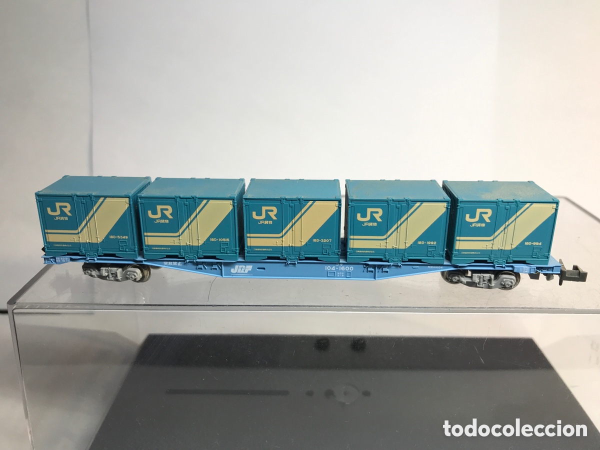 Trenes escala: VAG&Oacute;N CONTENEDORES KATO - Foto 1