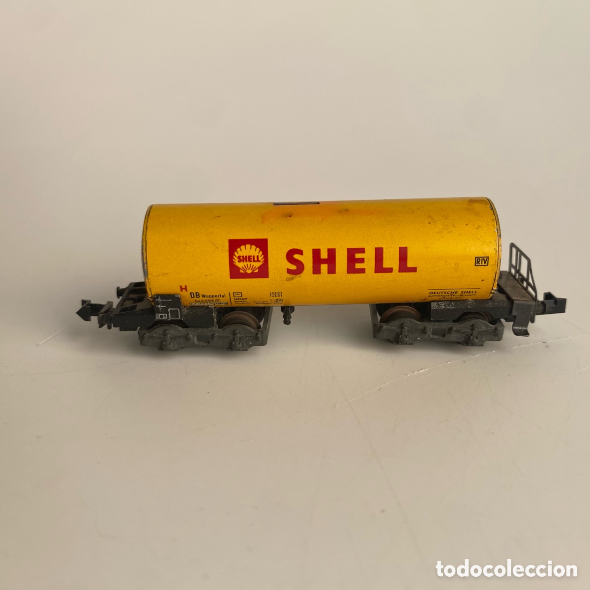 Trenes escala: Vagon cisterna escala N Shell Minitrix - Foto 4