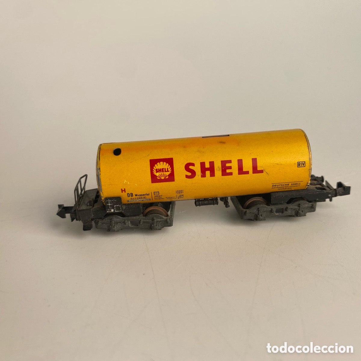 Trenes escala: Vagon cisterna escala N Shell Minitrix - Foto 1