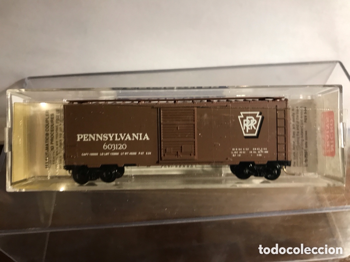 Trenes escala: VAG&Oacute;N MERCANC&Iacute;AS PENNSYLVANIA MICRO TRAIN LINES - Foto 1