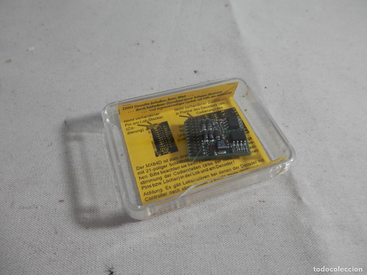 Trenes Escala: DECODER ZIMO ELECTRONIC MX64D