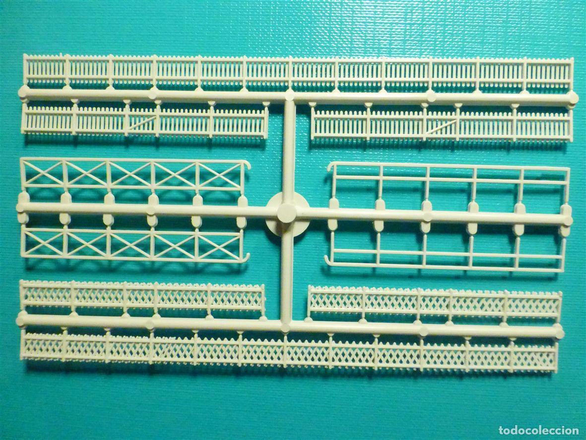 Trenes Escala: Barreras - Vallas - Cercas, Celosias - Escala N - p/ Maquetas Tren El&eacute;ctrico - Color blanco
