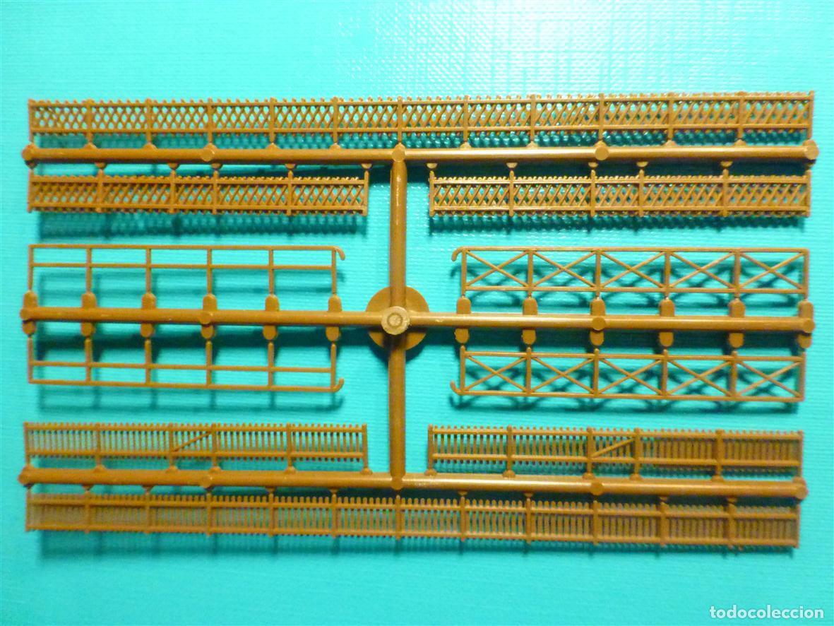 Trenes Escala: Barreras - Vallas - Cercas, Celosias - Escala N - p/ Maquetas Tren El&eacute;ctrico - Color Marr&oacute;n