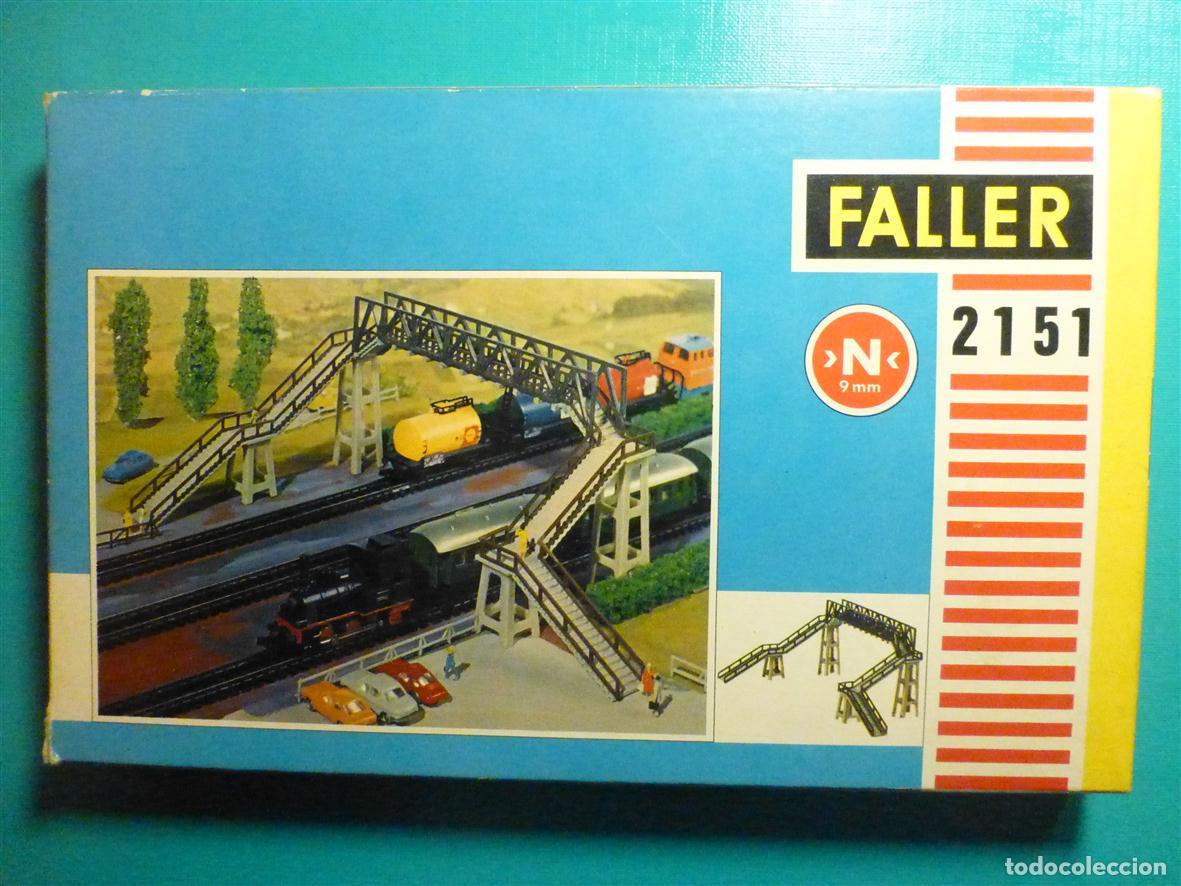 Trenes Escala: Puente para peatones - p/ Montar en Maqueta Tren El&eacute;ctrico - Faller 2151 - Escala N -