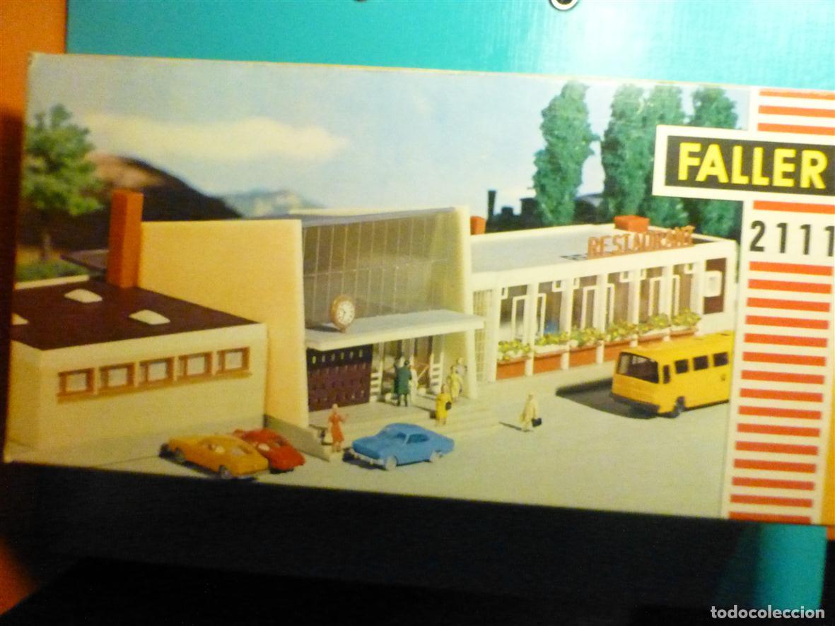 Trenes Escala: Restaurante - Area de Servicio - p/ Montar en Maqueta Tren El&eacute;ctrico - Faller 2111 2112 - Escala N -