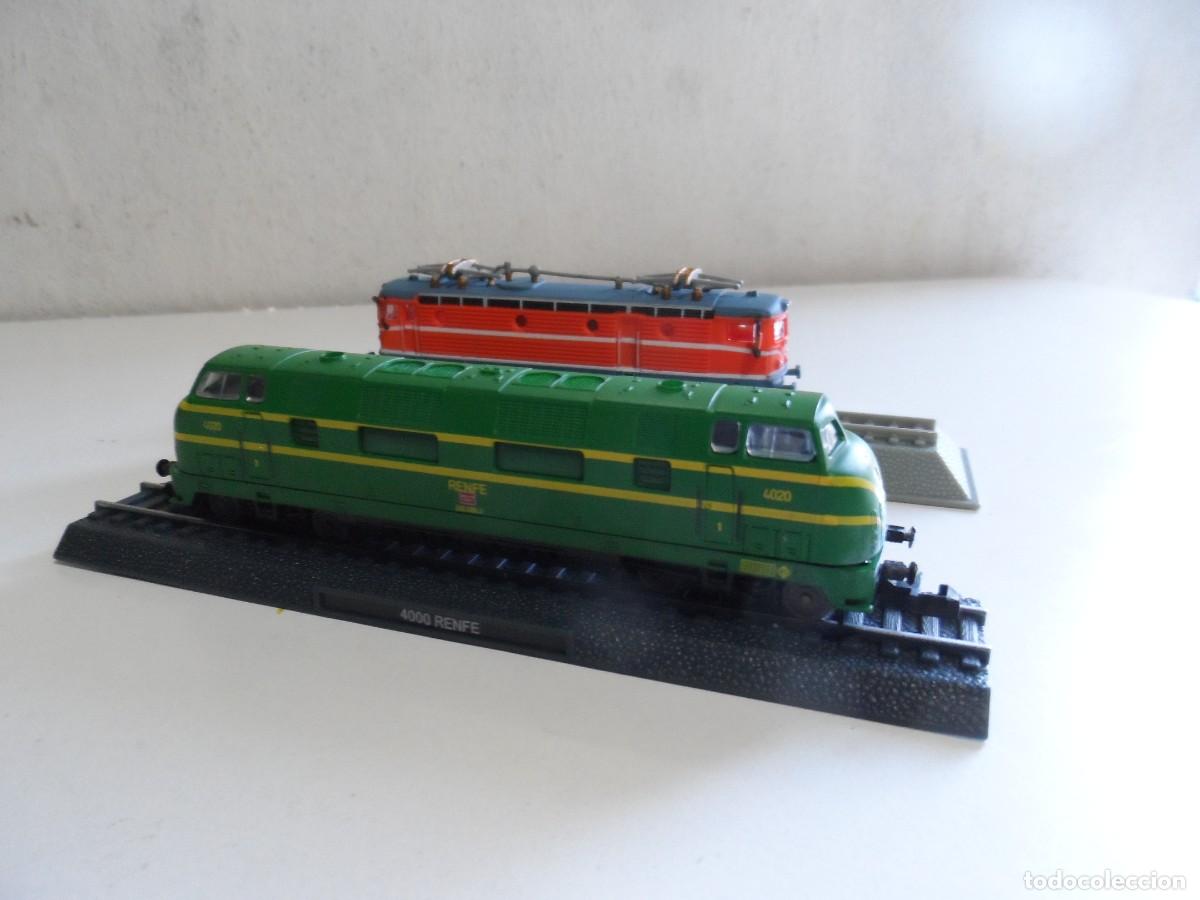 Trenes Escala: 2 LOCOMOTORAS ESTATICAS SIN MOTOR ESCALA N
