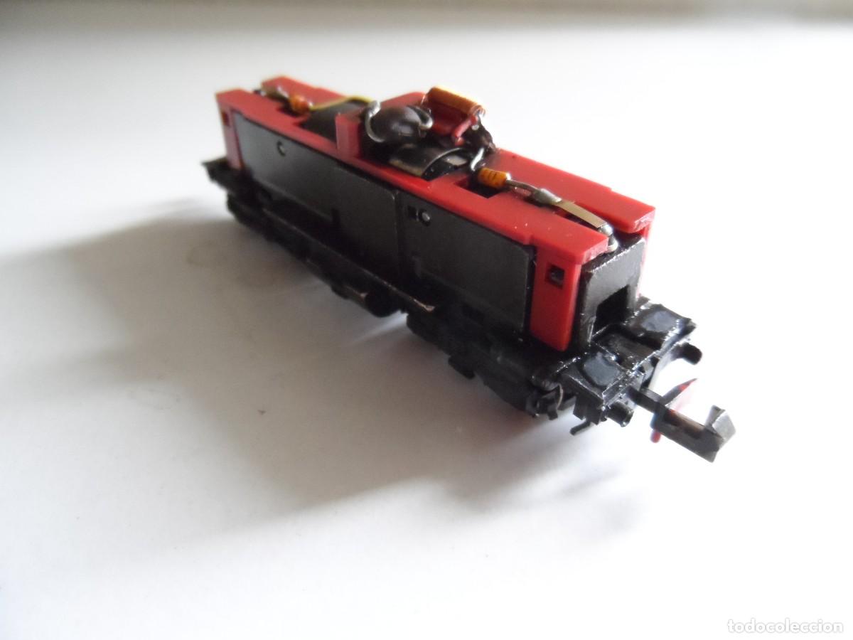 Trenes Escala: CHASIS LOCOMOTORA MINITRIX CON LUZ ESCALA N