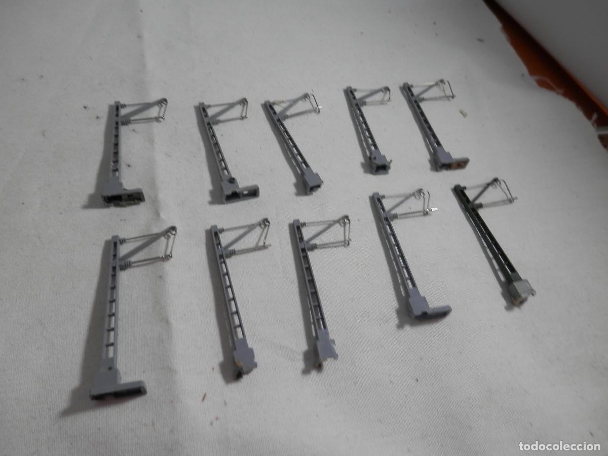 Trenes Escala: LOTE POSTES DE CATENERIA ESCALA N
