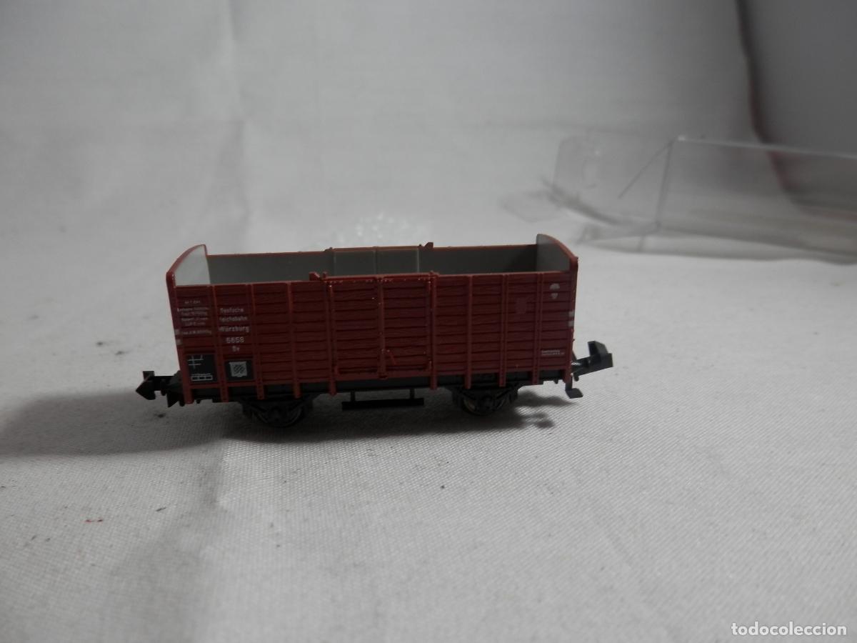 Trenes Escala: VAGON BORDE BAJO ESCALA N DE MINITRIX