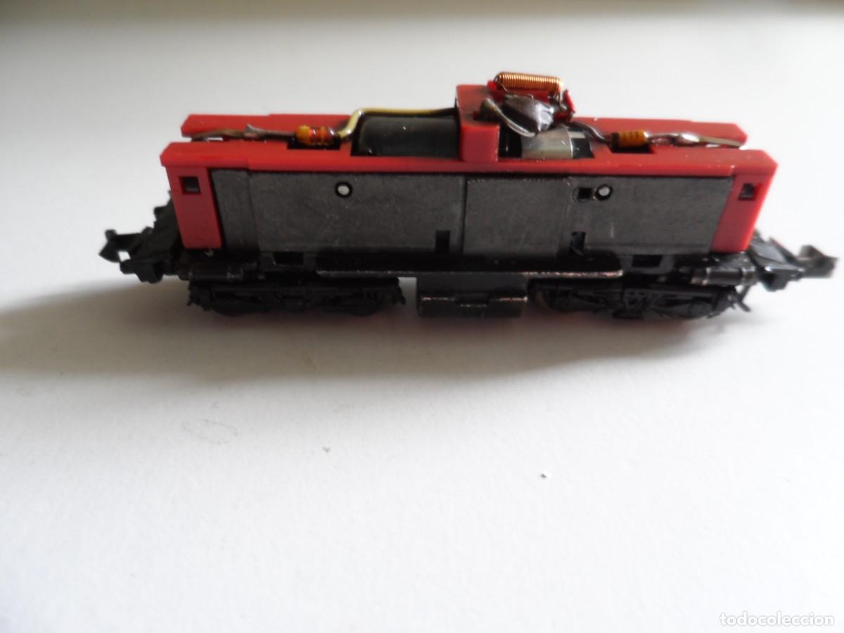 Trenes Escala: CHASIS LOCOMOTORA MINITRIX CON LUZ ESCALA N