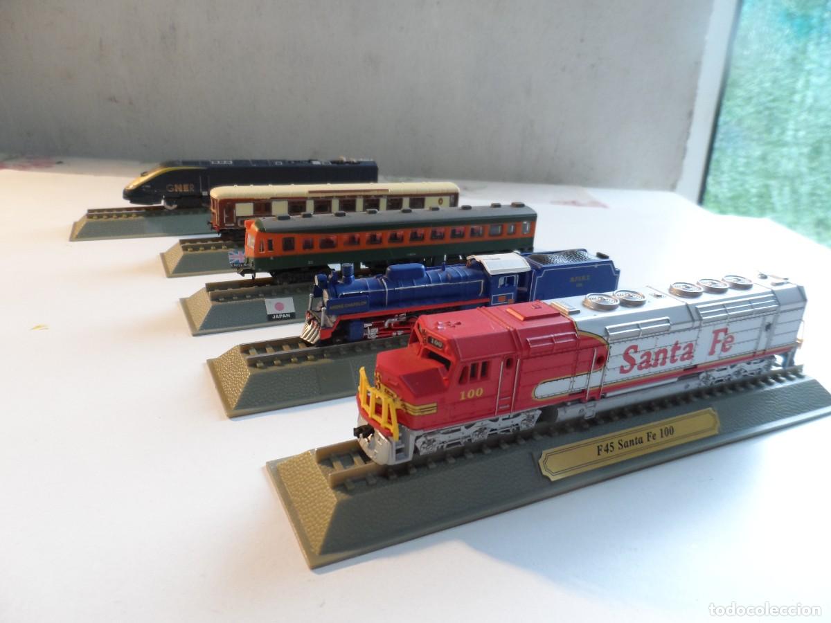 Trenes Escala: 5 LOCOMOTORAS ESTATICAS ESCALA N