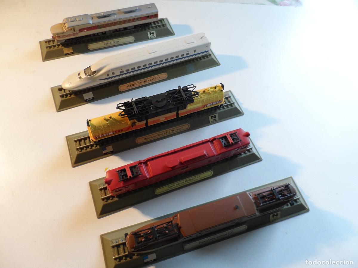 Trenes escala: 5 LOCOMOTORAS SIN MOTOR ESTATICAS - Foto 2